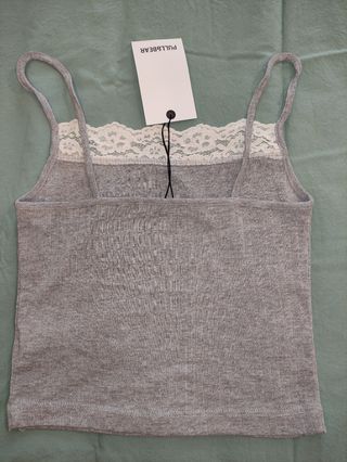 Camisa top encaje mujer M