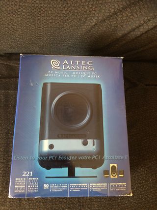 Altavoces Altec Lansing 221 ideal pc retro