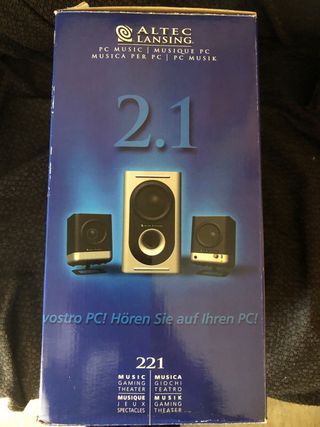 Altavoces Altec Lansing 221 ideal pc retro