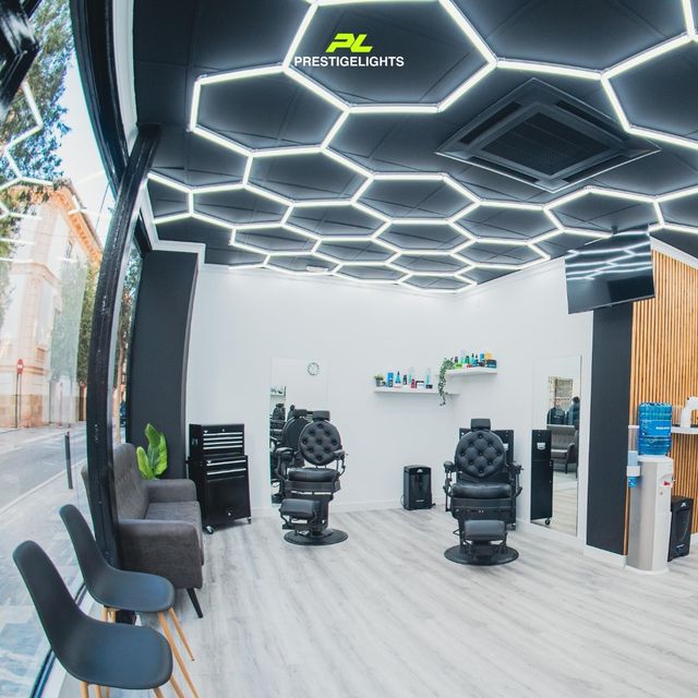 Barbearia iluminação