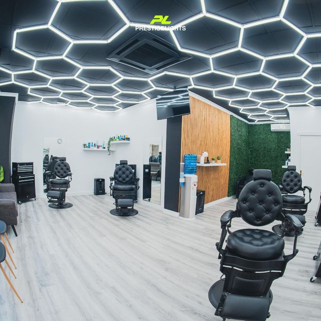 Barbearia iluminação