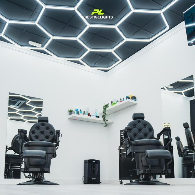 Barbearia iluminação