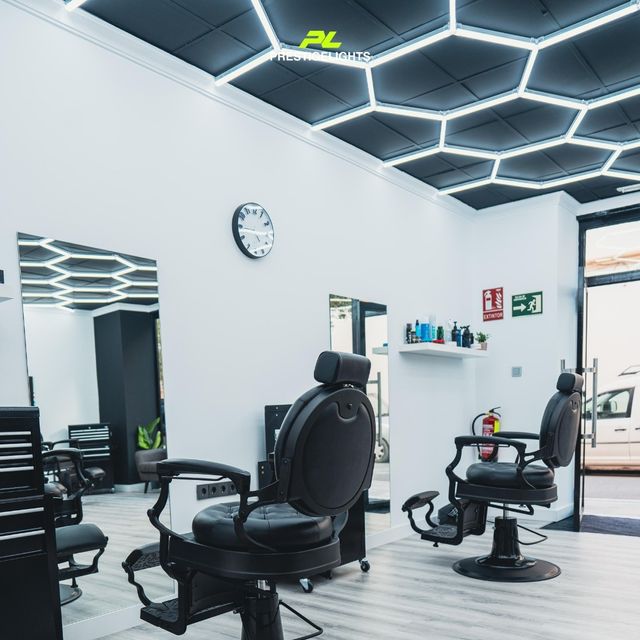 Barbearia iluminação