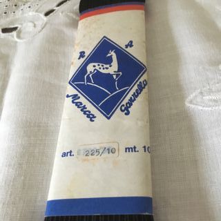 Treccia elastico nero mm.10 mt.10 Gazzella