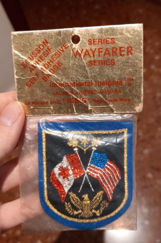 Parche antiguo EEUU - Canadá