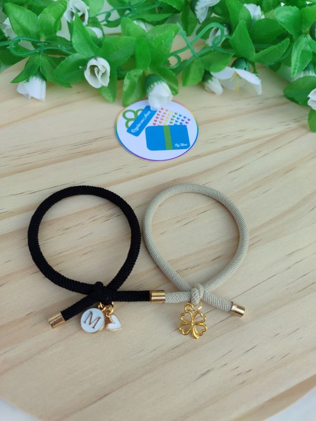 Pulsera elástica personalizada inicial