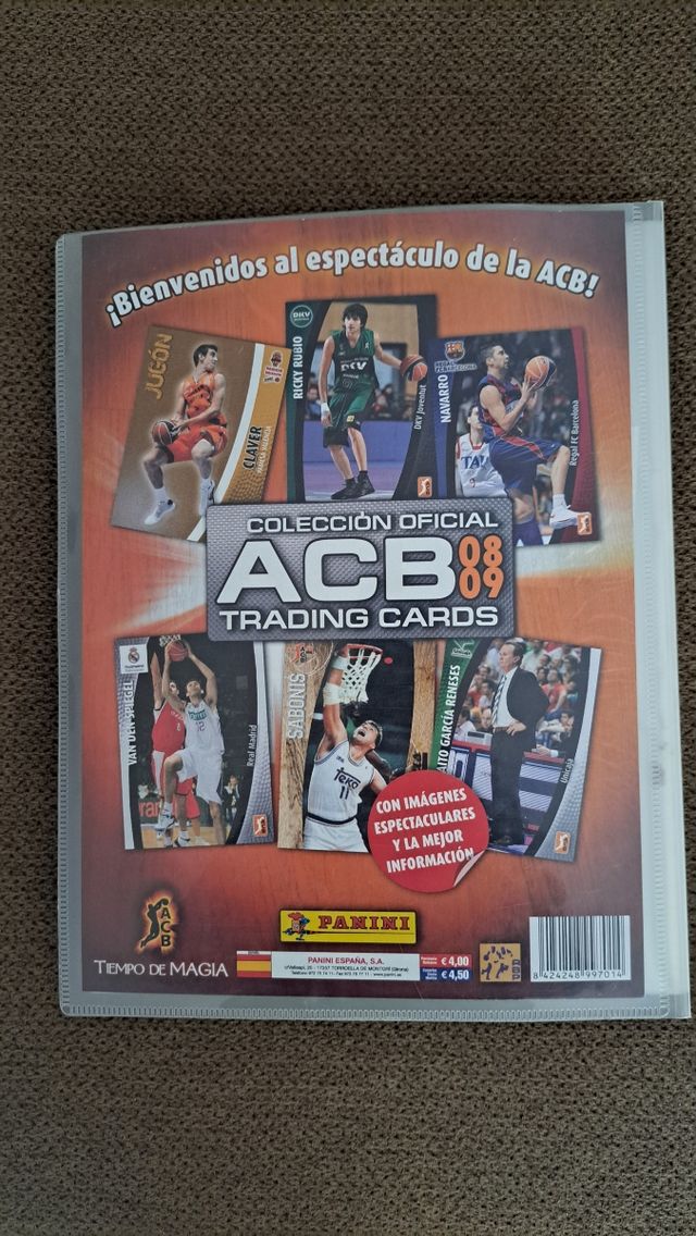 Colección Oficial ACB Trading Cards Panini 08-09