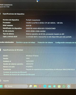 Lenovo IdeaPad 330 17IKB // 8a generación