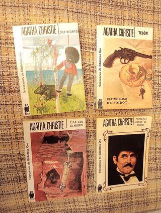 Lote 5 novelas Agatha Christie