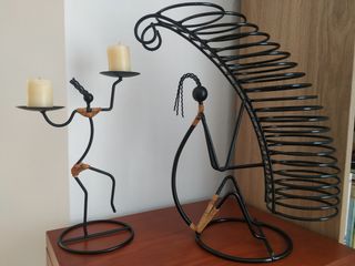 Candelabro y porta cds