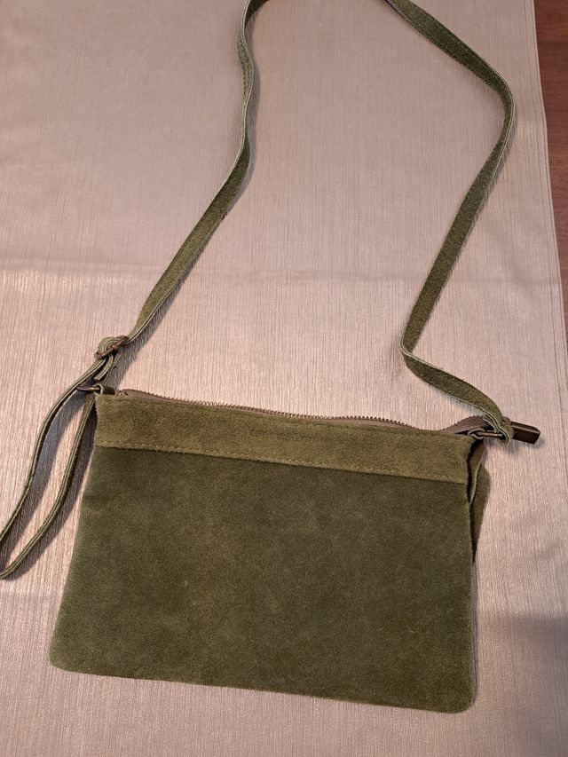 Bolso Renatta and go piel verde