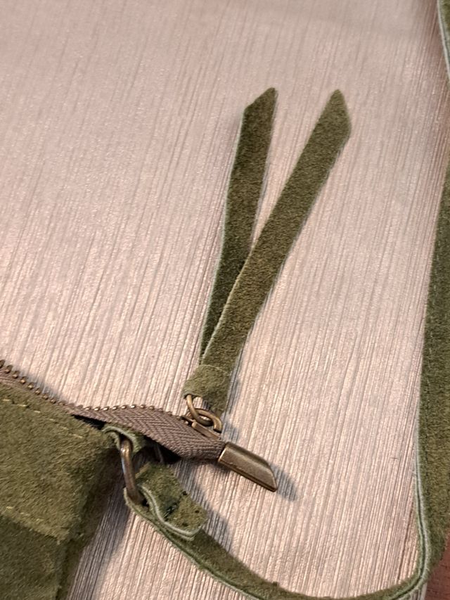 Bolso Renatta and go piel verde