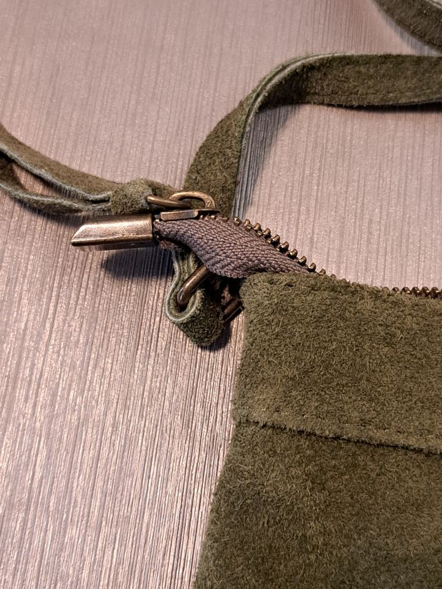 Bolso Renatta and go piel verde