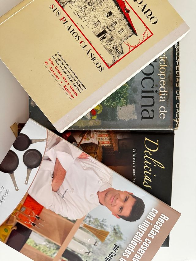 Set libros cocina