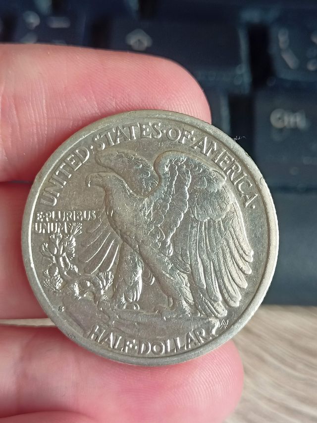 Medio Dolar "Walking Liberty" 1929 "S"