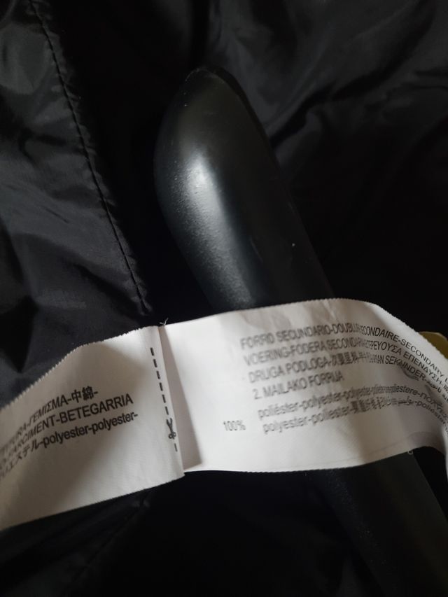 Piumino zara rosso unisex 