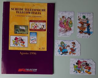 SCHEDE/TESSERE TELEFONICHE AGOSTO 1996