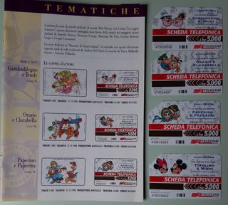 SCHEDE/TESSERE TELEFONICHE AGOSTO 1996