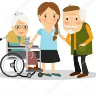 Cuidadora de personas mayors