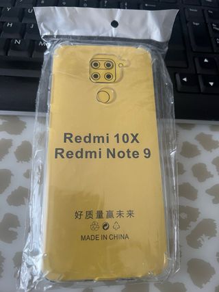 Funda transparente xiaomi redmi 10X y redmi note 9