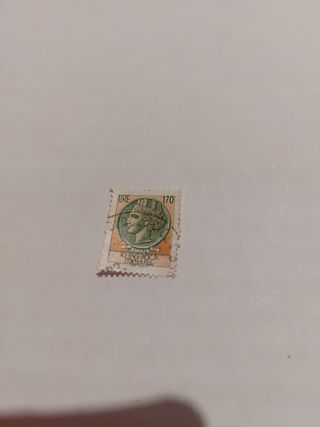 Francobollo 170 lire italiane turrita