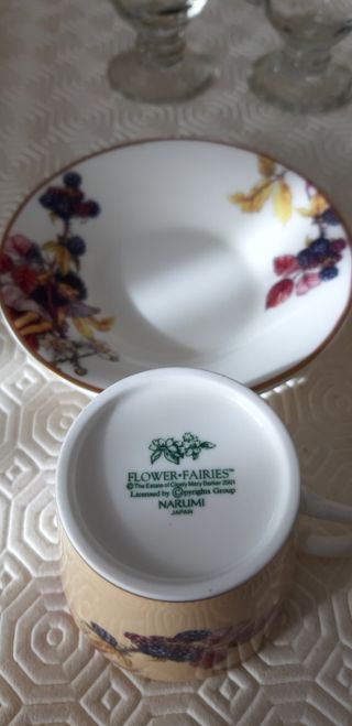 Juego cafe 2 tazas platos Narumi japan