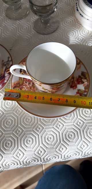 Juego cafe 2 tazas platos Narumi japan