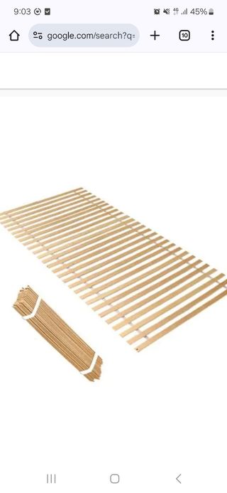 Somier Base Cama 135x190 blanca Ikea MUY bueno