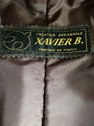 America Piel marrón mujer. Fabricación francesa. 