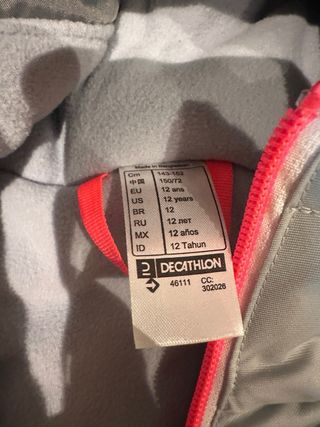 Conjunto Ropa de Esquí 10/12 años
