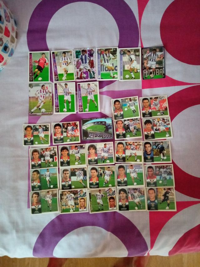 Cromos del Real Valladolid. Todos por 5€