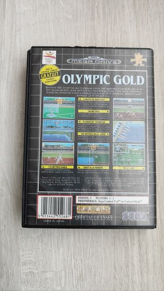Olympic Gold Sega Megadrive Barcelona 92