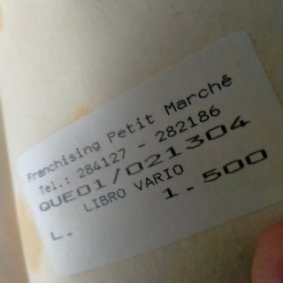 Vecchio libro Il palco reale