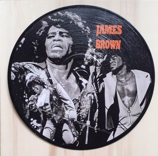Vinile 33 giri da parete omaggio a James Brown