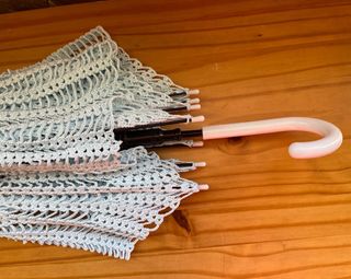 🌂 Paraguas / Parasol vintage de encaje artesanal