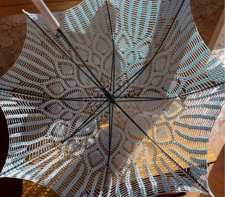 🌂 Paraguas / Parasol vintage de encaje artesanal