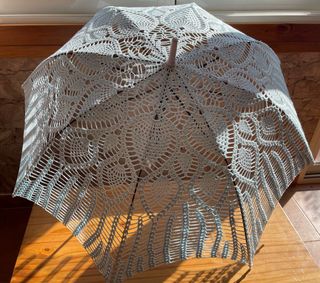 🌂 Paraguas / Parasol vintage de encaje artesanal