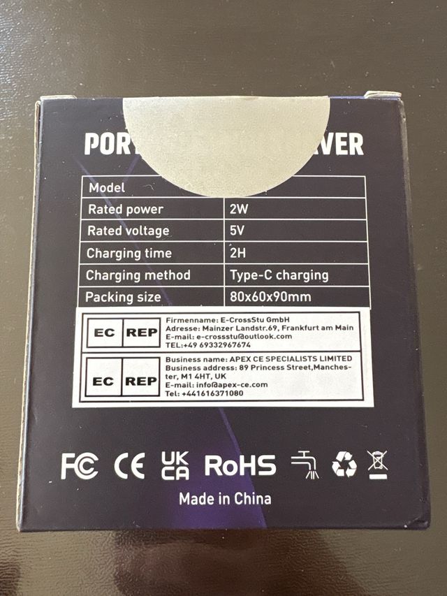 Mini afeitadora nueva