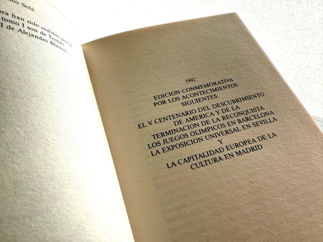 Libro Conmemorativo Don Quijote