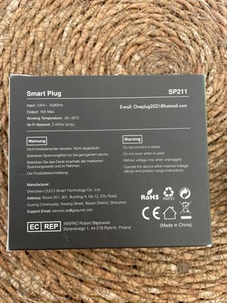 Enchufe inteligente WIFI