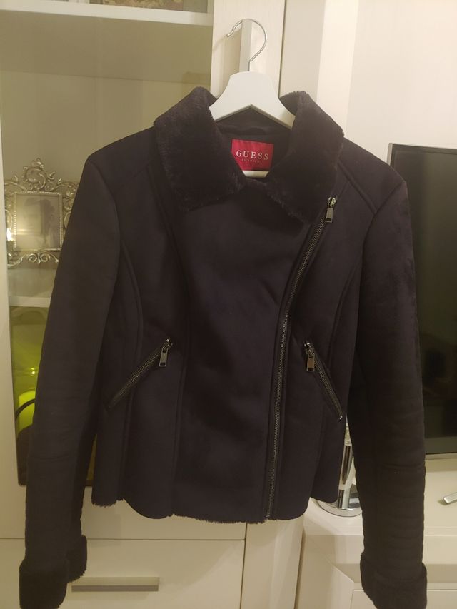 Chaqueta biker Guess negra