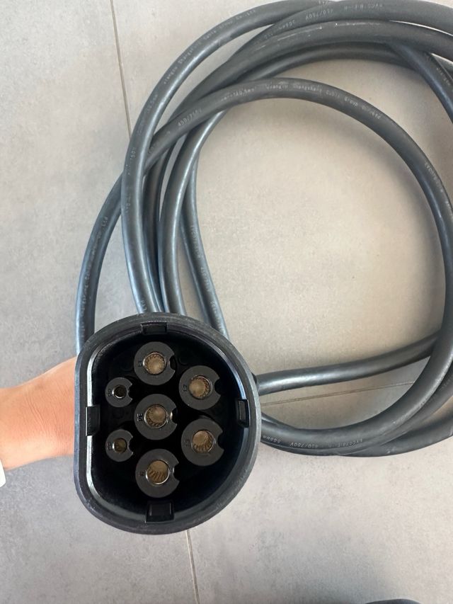 Cable de carga coche eléctrico 6 m 32A