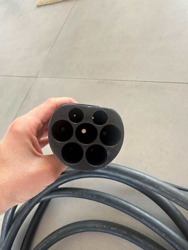 Cable de carga coche eléctrico 6 m 32A