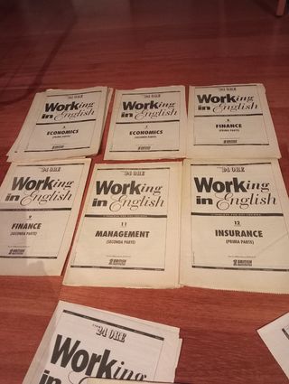 Corso d'inglese Working in English