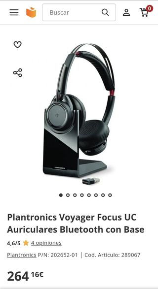 Auriculares Plantronics Voyager Focus UC