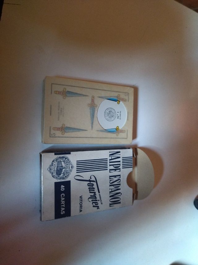 Baraja de cartas antiguas