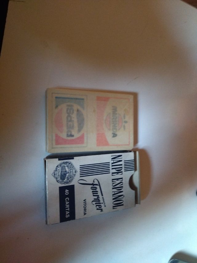 Baraja de cartas antiguas