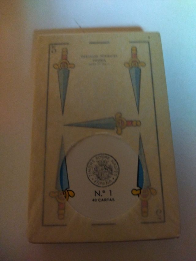 Baraja de cartas antiguas