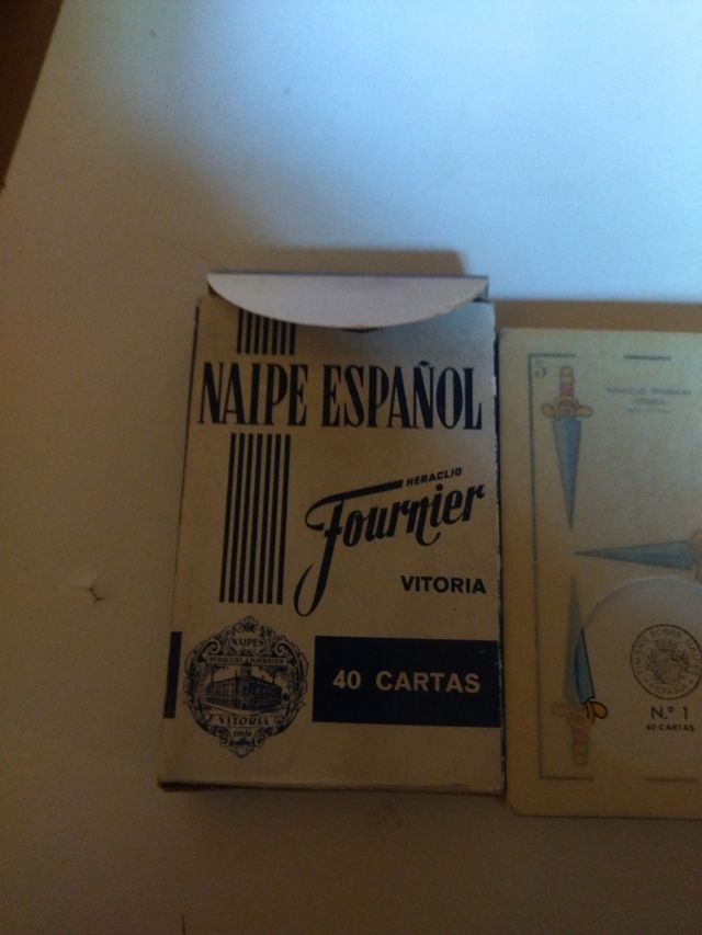 Baraja de cartas antiguas