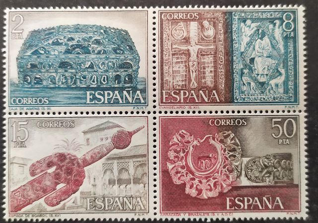 Sellos de ESPAÑA año 1975, nuevos + hojas bloque